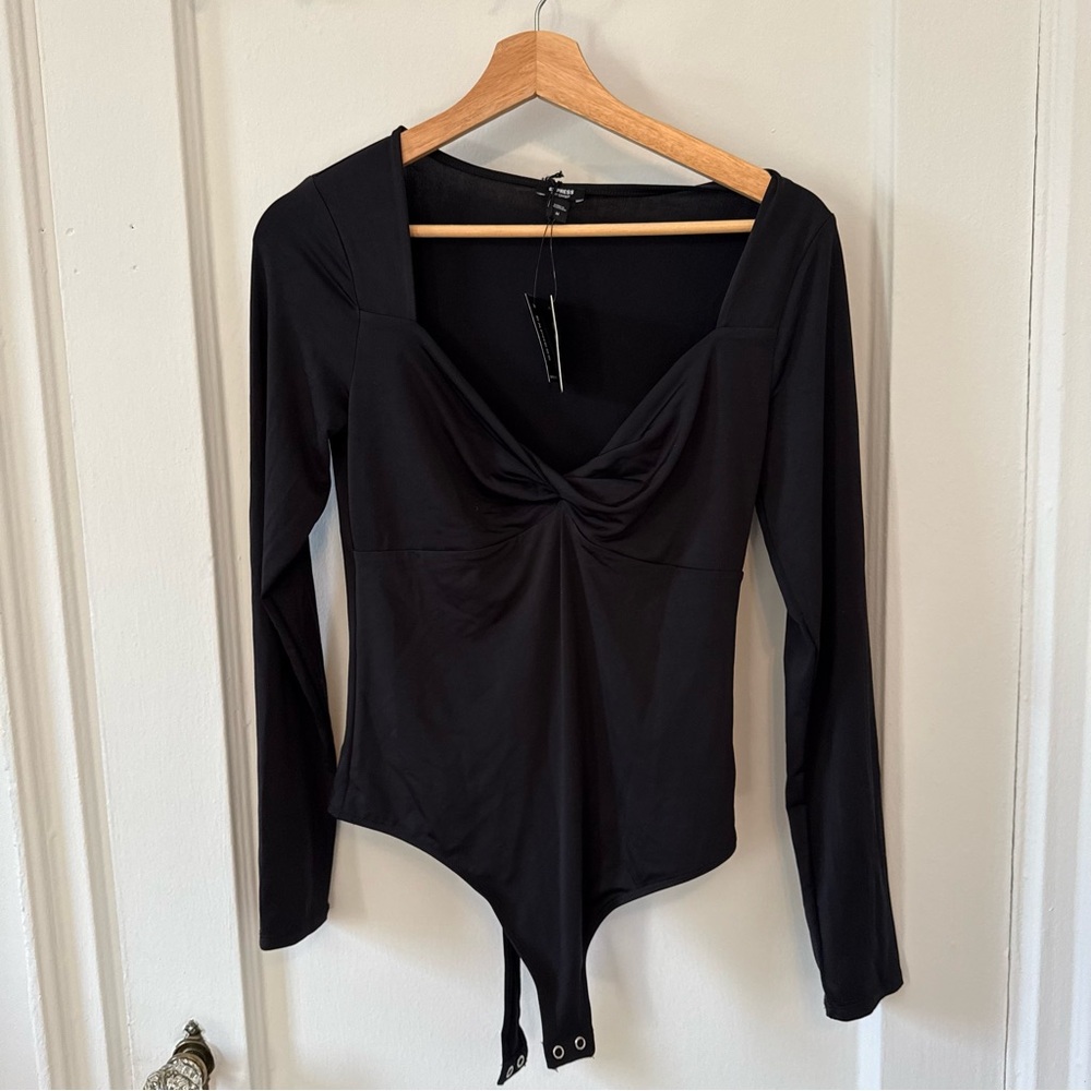 NWT EXPRESS Black Body Contour Bodysuit | Size Medium